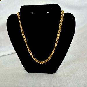 Gold Tone Chain Link Necklace